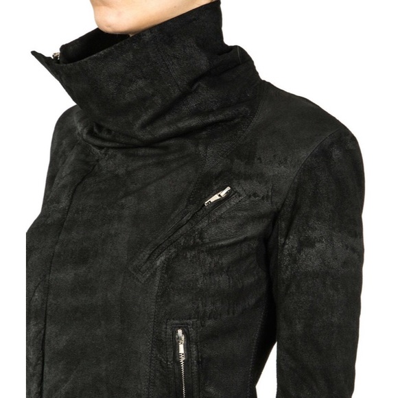 Rick Owens Classic biker jacket leather moto Babel - Picture 2 of 8